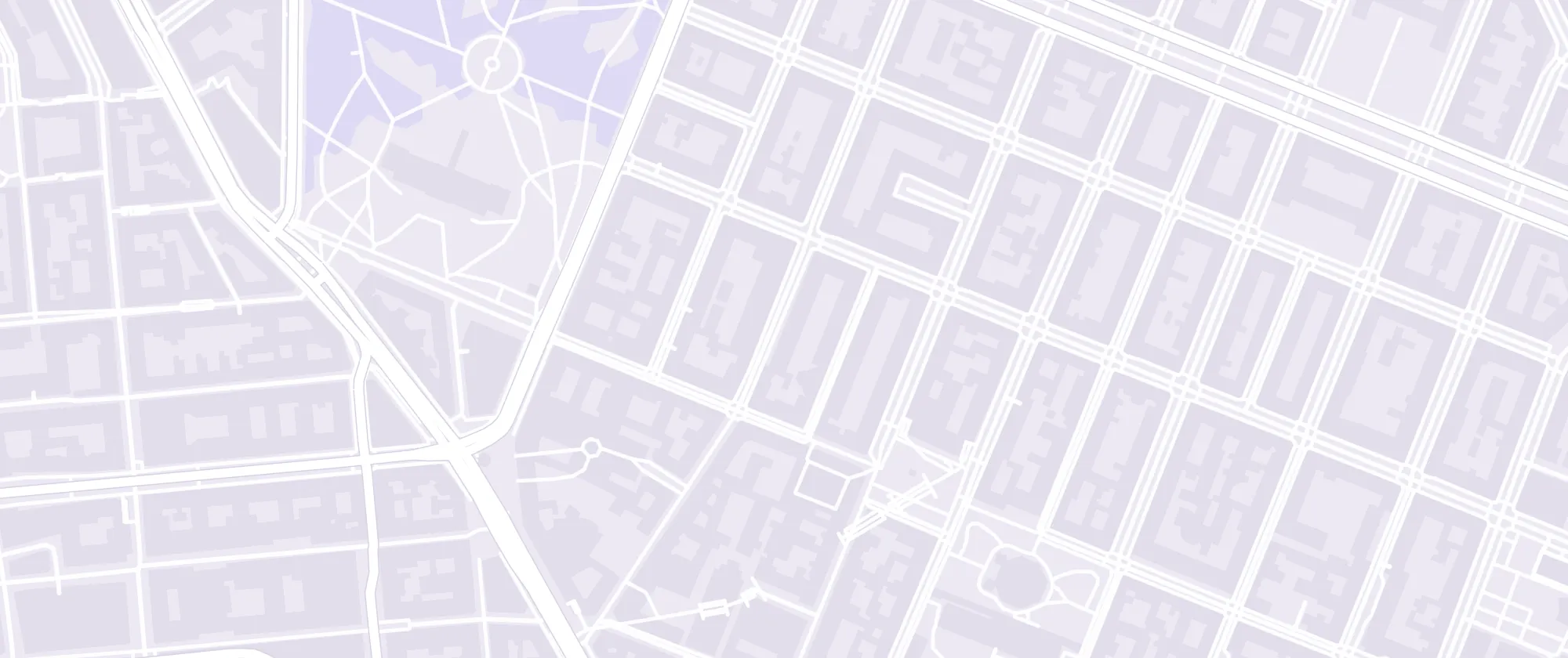 Map of Östermalm, Stockholm, with Grev Turegatan 30 at its center